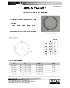 HKS Exhaust Gaskets