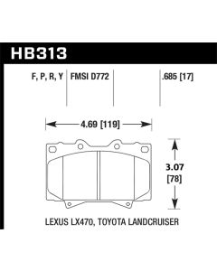 HAWK LTS Brake Pads