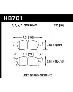 HAWK LTS Brake Pads