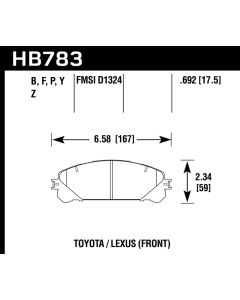 HAWK LTS Brake Pads