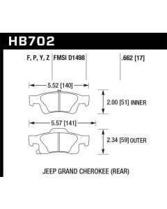 HAWK LTS Brake Pads