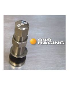 949Racing Anodized Aluminum Valve Stem, Single, Standard Fitment (Small Dia OD), Grey, VALGAL