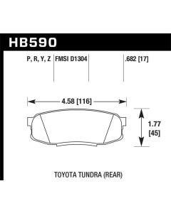 HAWK LTS Brake Pads