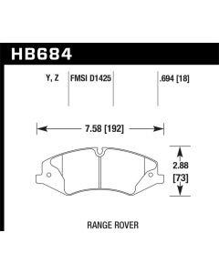 HAWK LTS Brake Pads