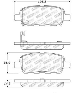 ST Street Brake Pads