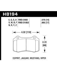 HAWK LTS Brake Pads