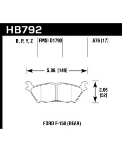 HAWK LTS Brake Pads