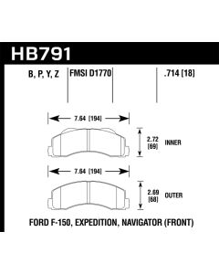 HAWK LTS Brake Pads